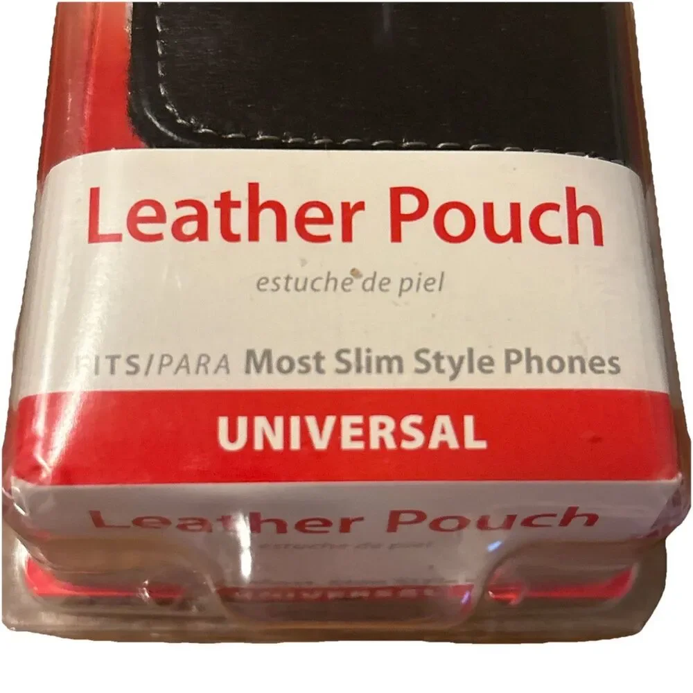 Universal Slim Style Leather Phone Pouch from Verizon Wireless Belt Clip